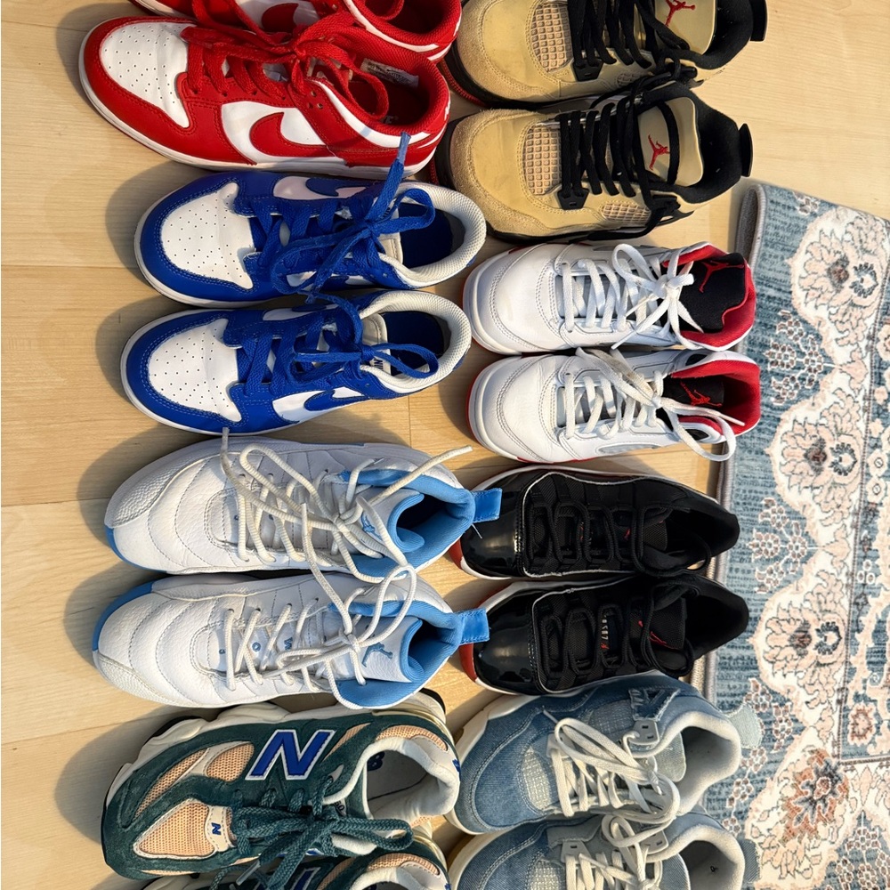 Jordan/Dunk Lot FAIR USED CONDITION 8PRS
